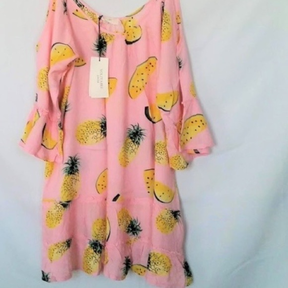 NWT,Anthro’s Solitaire Swim, Tropical Fruit,Adjustable Straps, Fun & Fabulous,M - Picture 1 of 12